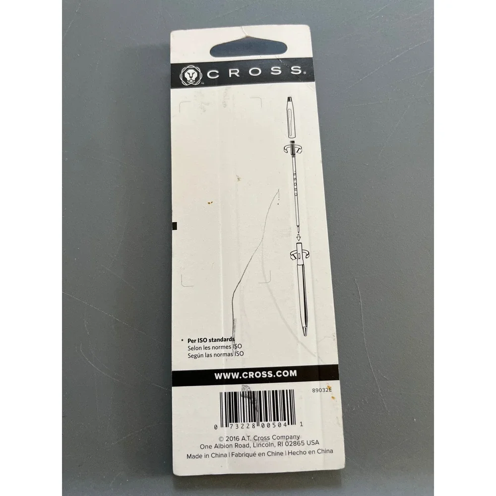 Cross 8512-2 Ballpoint Pen Refills Blue Fine 2-Pack Archival Ink New
